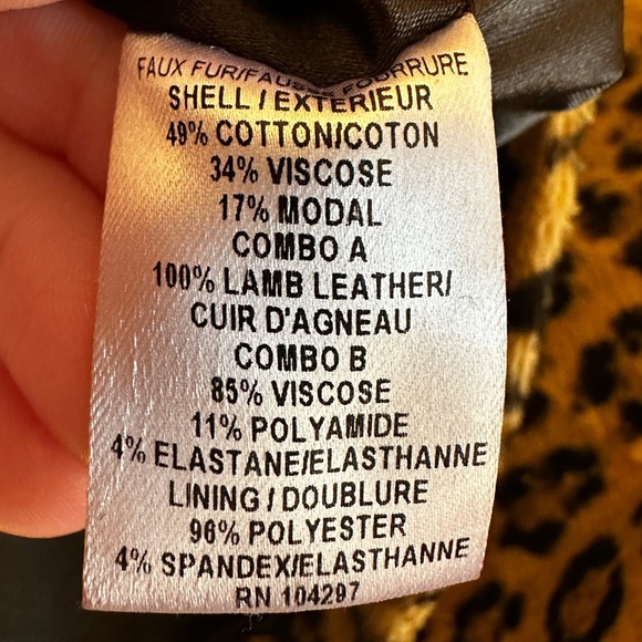 MILLY 6 Animal Print Leopard Faux Fur Lamb Leather Sleeveless MINT USA Baddie - Picture 8 of 12